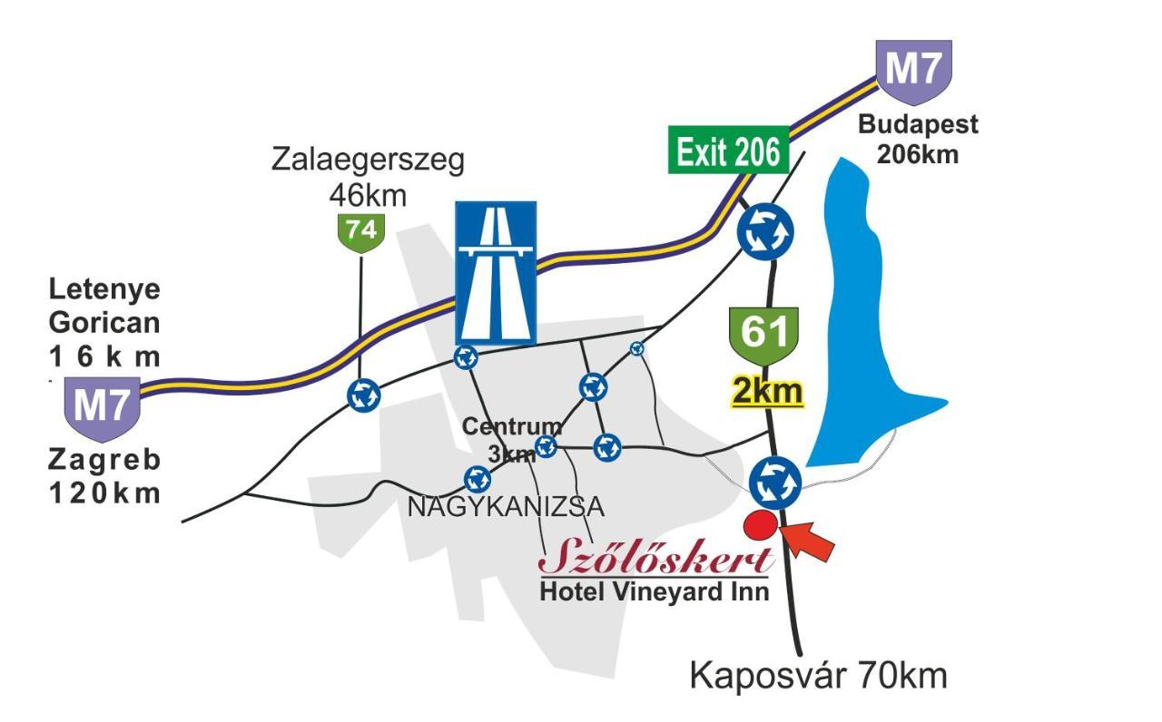 Hotel Vineyard Inn - Szoloskert Nagykanizsa Εξωτερικό φωτογραφία